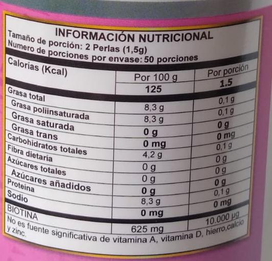 Biotina en Capsulas