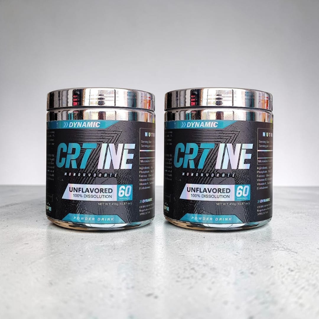 x2 Tarros Monohidrato de Creatina Cr7ine