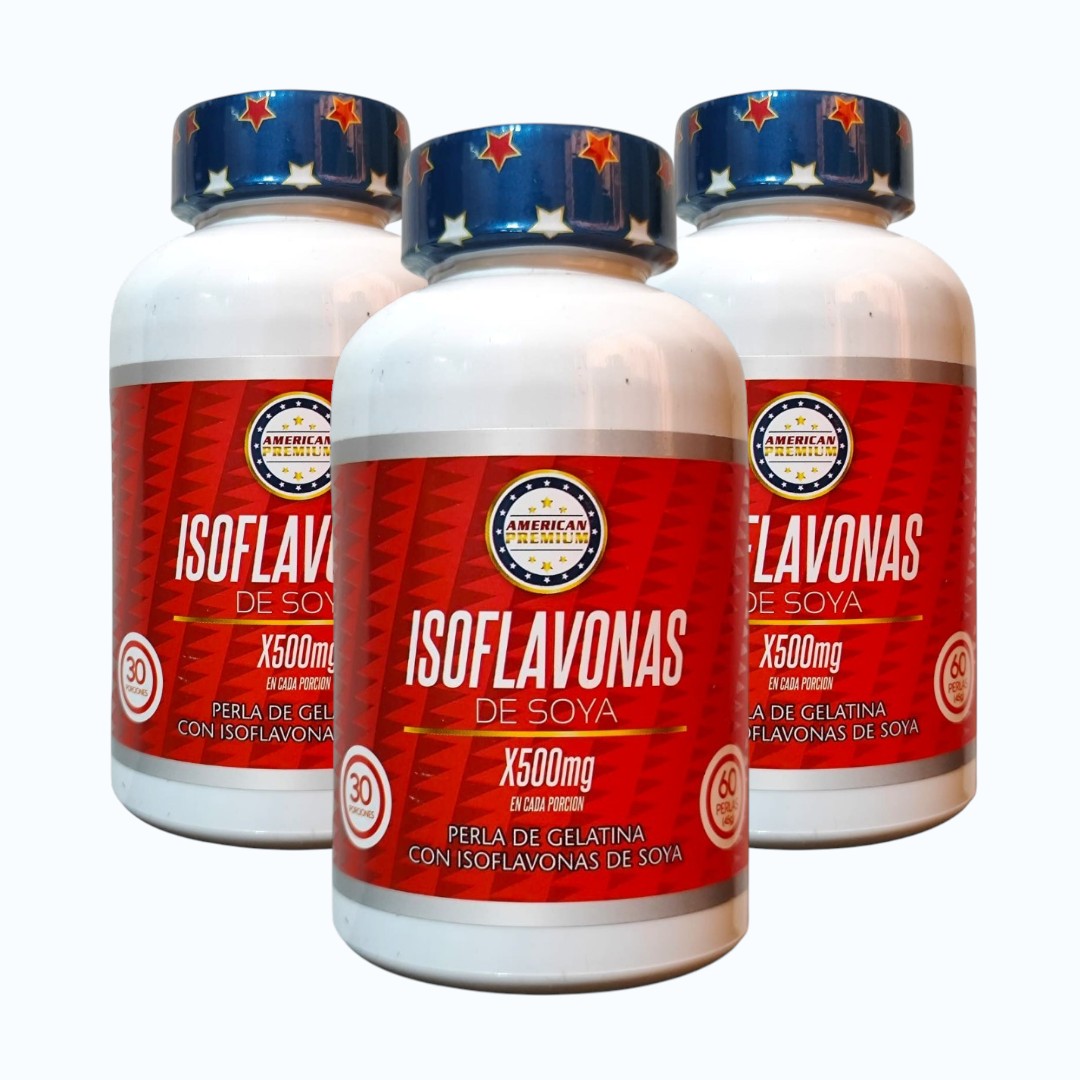 Isaflavonas en capsulas