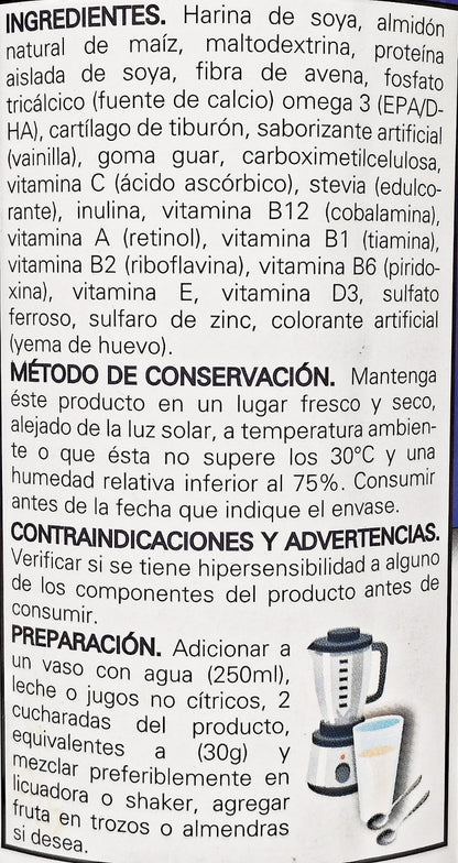 Cartílago de Tiburón + omega 3 + Vitaminas + Inulina
