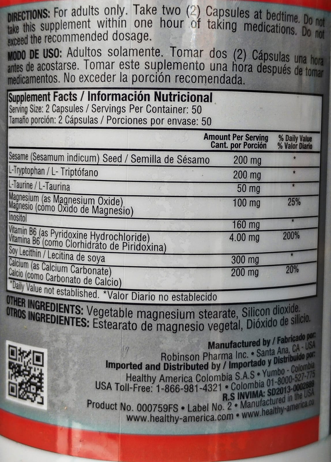 Bon Nuit Mejora Calidad del Sueño | Healthy America