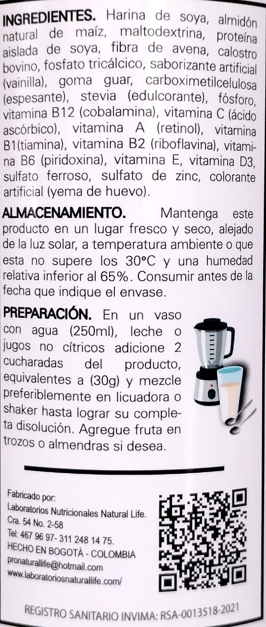 Cartílago de Tiburón + omega 3 + Vitaminas + Inulina