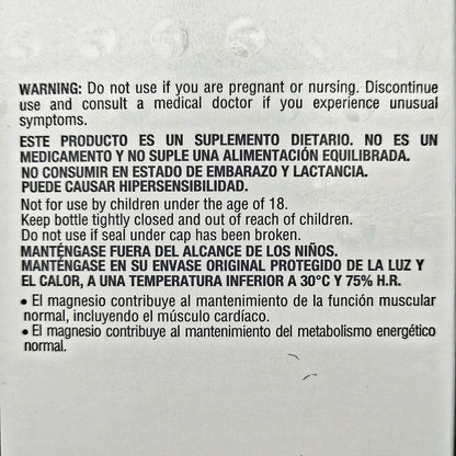 100 Cápsulas de Magnesio | Healthy America