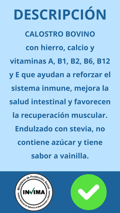 COMBO Colágeno hidrolizado + Calostro Bovino