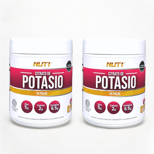2 Tarros de Citrato de Potasio 900 grs. en Polvo