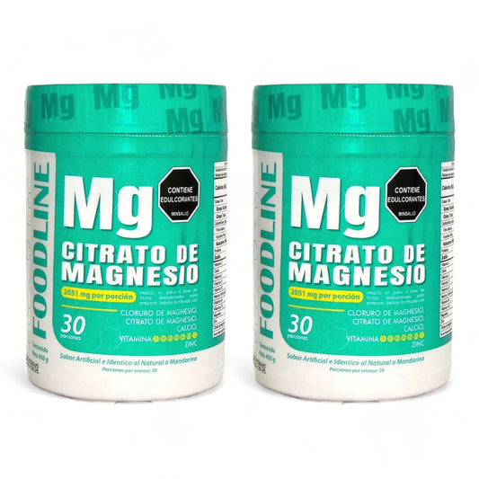 CITRATO DE MAGNESIO + cloruro de magnesio + Calcio + Vitaminas + Zinc