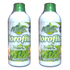 Clorofila Líquida 2 Unidades, 1 Litro, Suplemento vitaminico con téverde y vitaminas A, B6 y D3