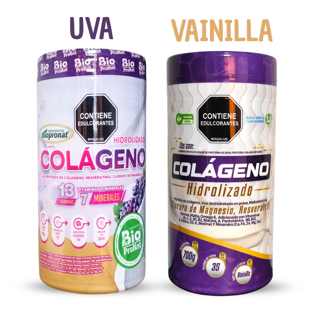 Combo Colágeno Uva Vainilla