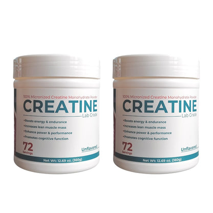 x2 Unidades Monohidrato de Creatina Puro 144 Porciones