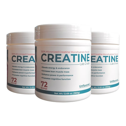 Monohidrato de Creatina Puro 72 porciones