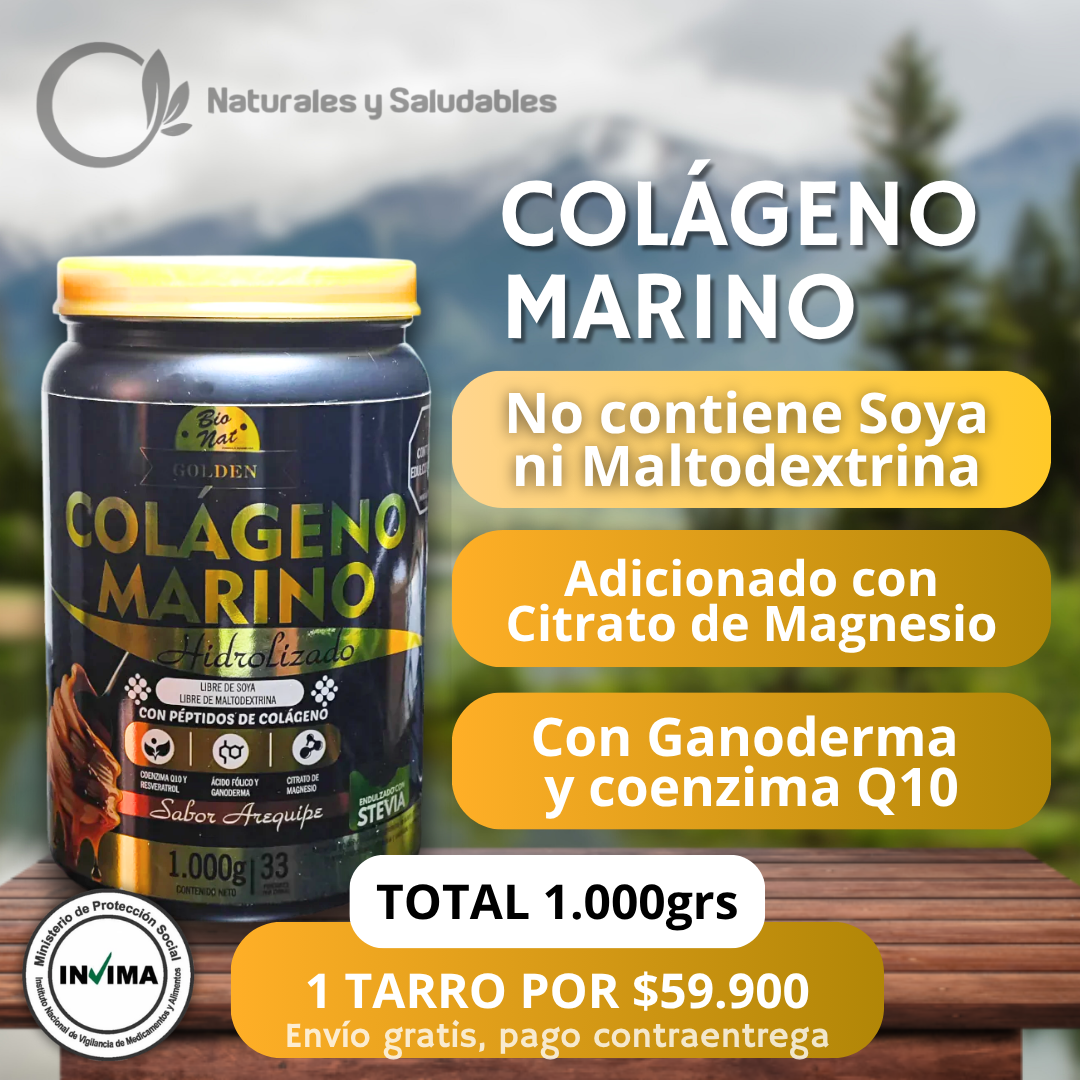 Colágeno Marino Golden x1 Tarro