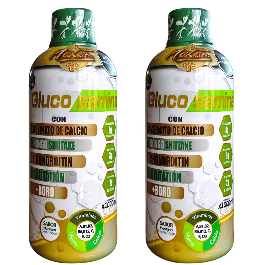 Glucosamina Sabor Manzana x2 Botellas