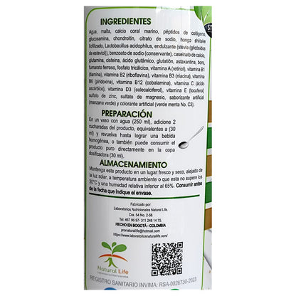 Glucosamina Sabor Manzana x2 Botellas