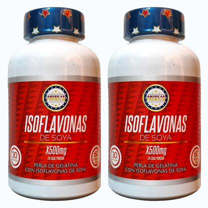 Isaflavonas en capsulas