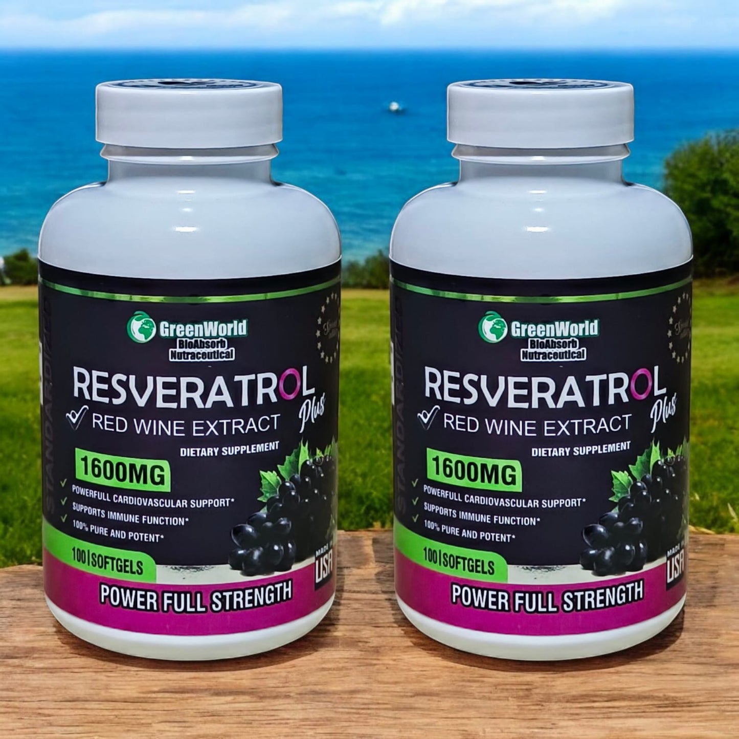 2 Frascos de Resveratrol Plus