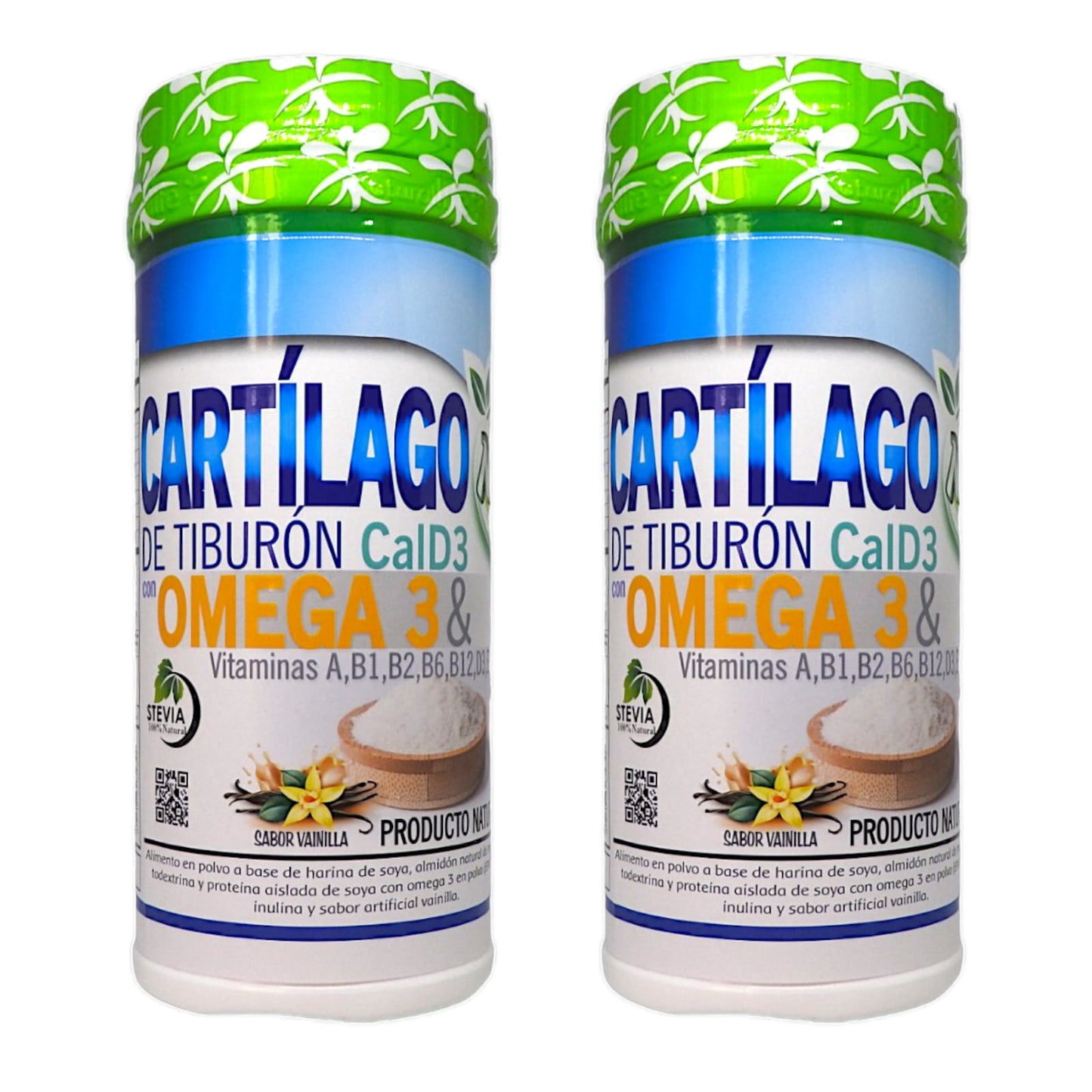 Cartílago de Tiburón + omega 3 + Vitaminas + Inulina