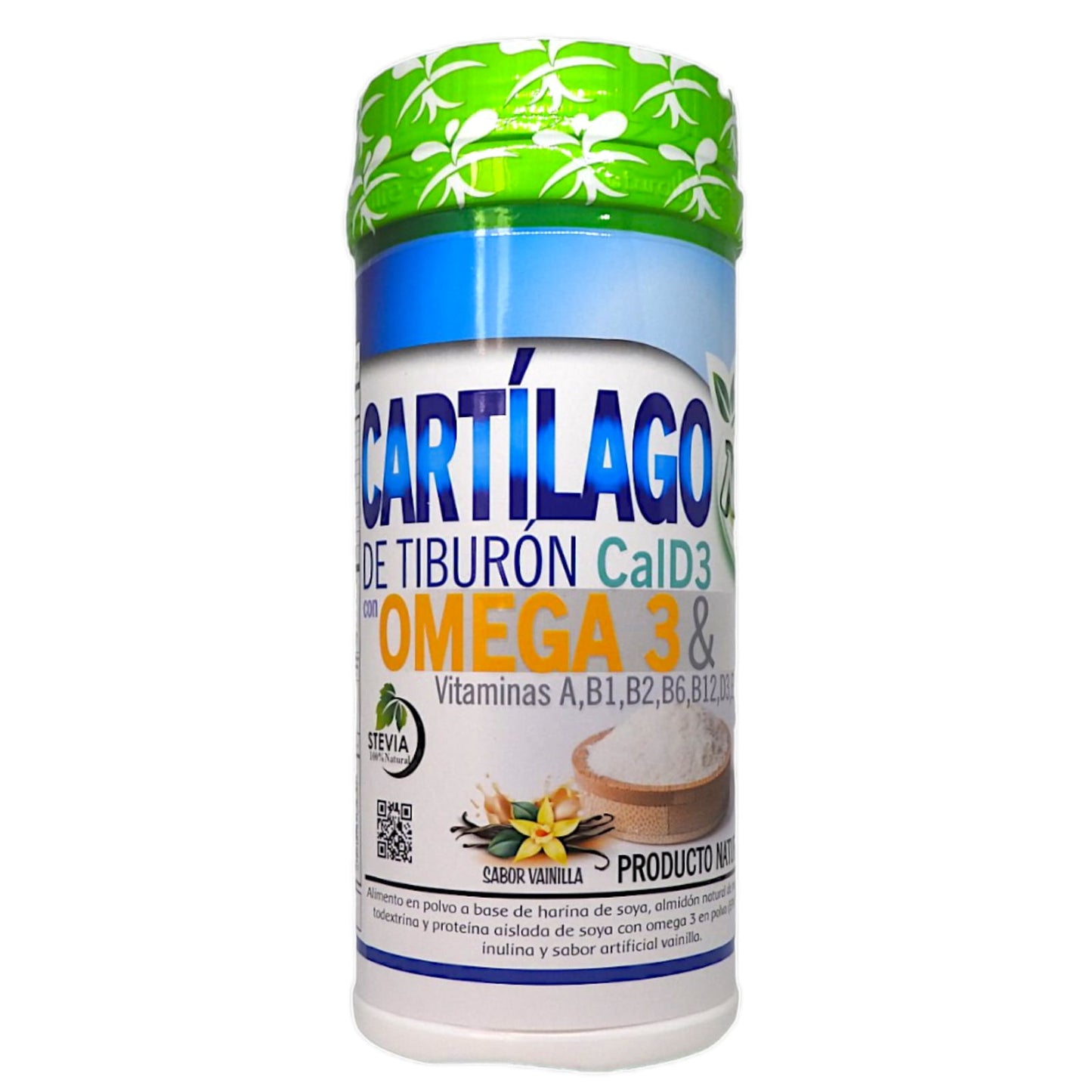 Cartílago de Tiburón + omega 3 + Vitaminas + Inulina