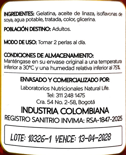 Isaflavonas en capsulas