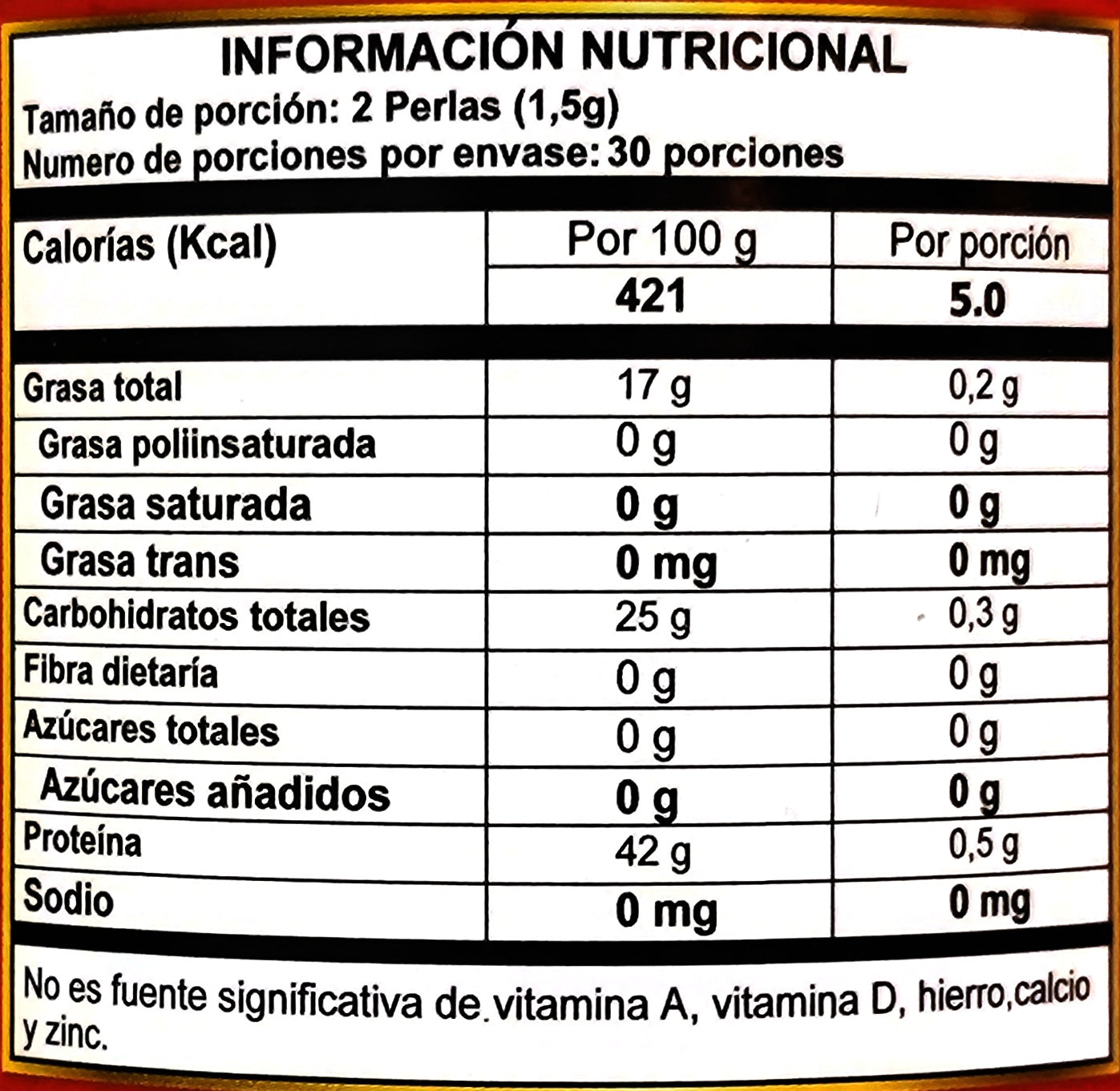 Isaflavonas en capsulas