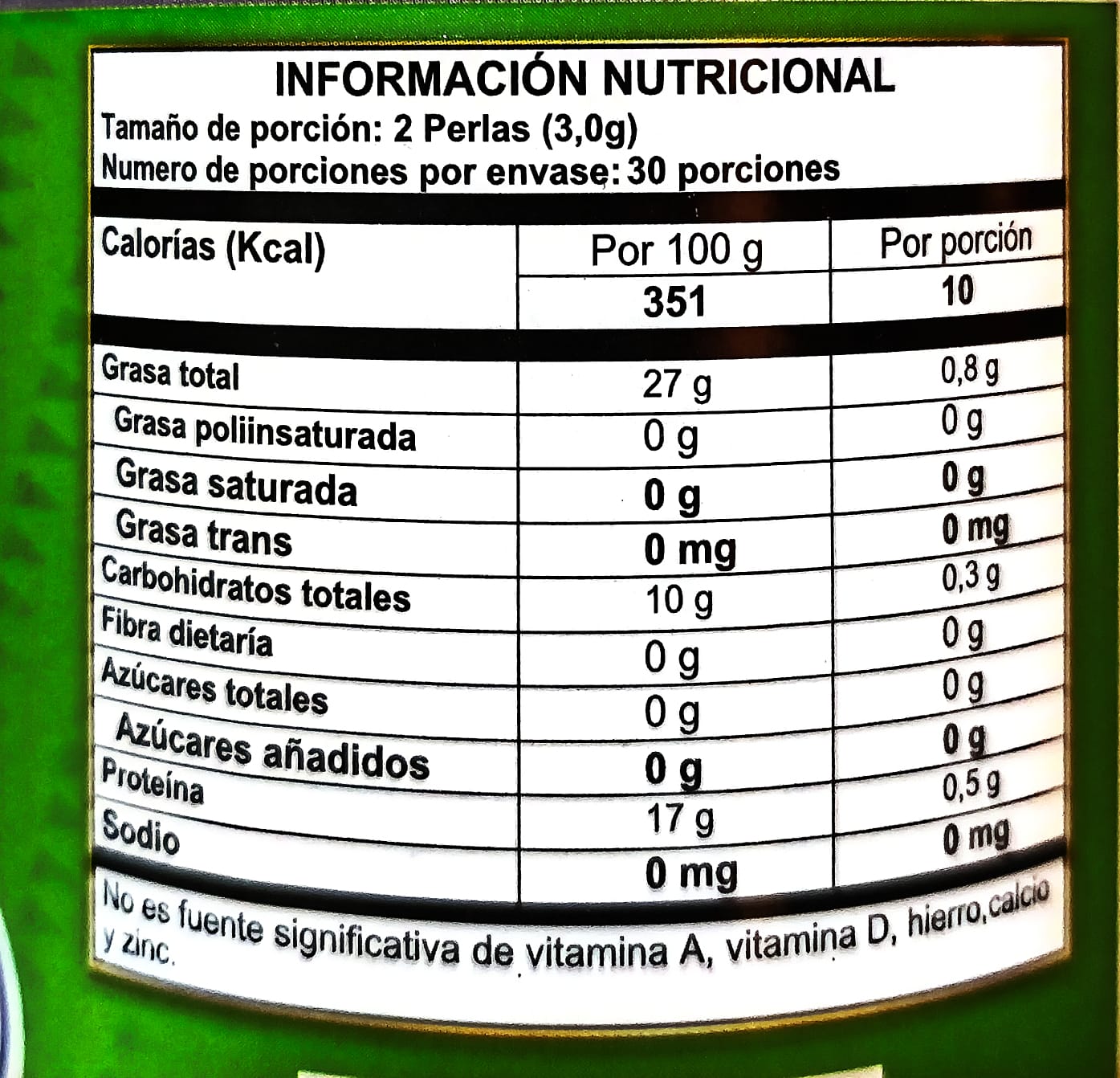 Aceite de oregano
