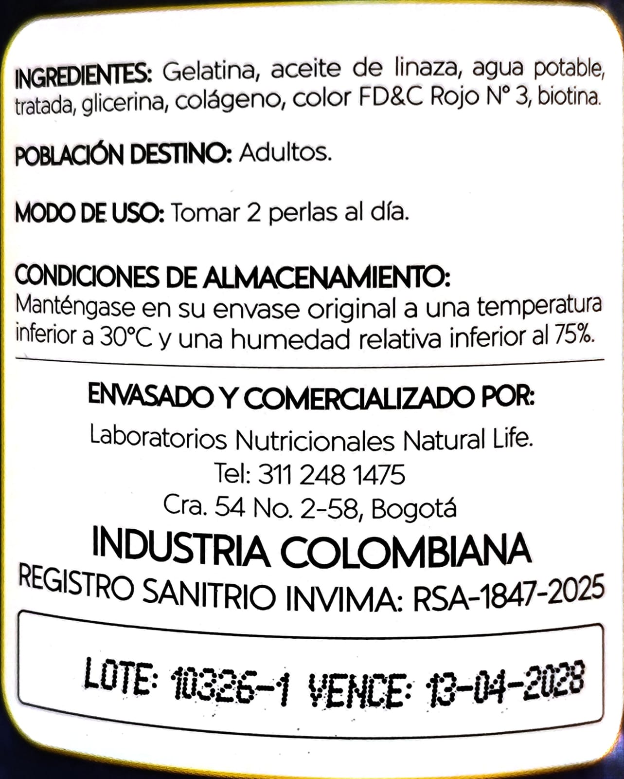 Colágeno en capsulas
