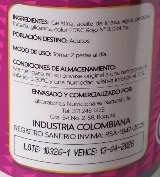 Biotina en Capsulas