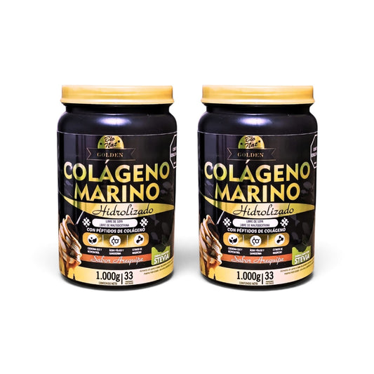 Colágenos Marino Golden 2kg Citrato Magnesio y Coenzima Q10 x 2 unidades