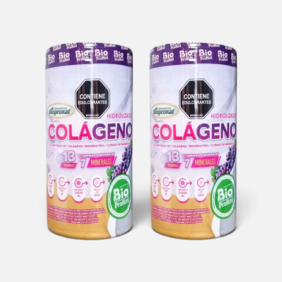 Colágeno Hidrolizado + Biotina + Resveratrol + Magnesio x 2 unidades
