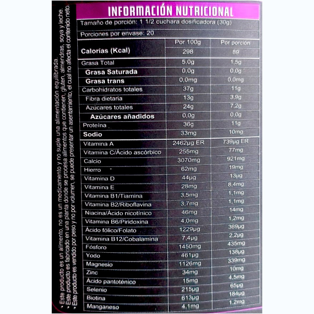Colágeno Hidrolizado libre de soya y maltodextrina sin edulcorantes