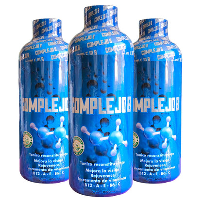 Complejo B + vitaminas + Minerales + Gingseng