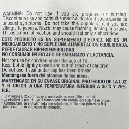 90 Cápsulas de Complejo B + Vitamina B12 | Healthy America