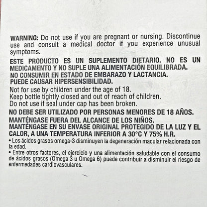 Cápsulas de Omega 3 Healthy America