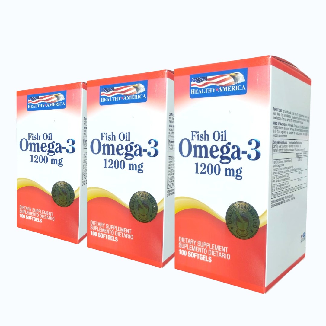 Cápsulas de Omega 3 Healthy America