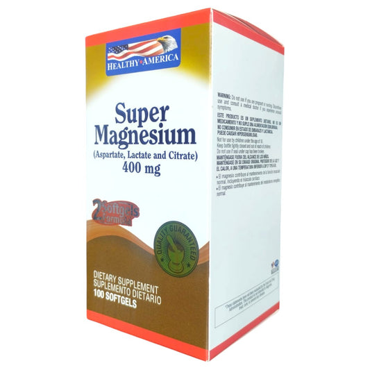 100 Cápsulas de Magnesio | Healthy America
