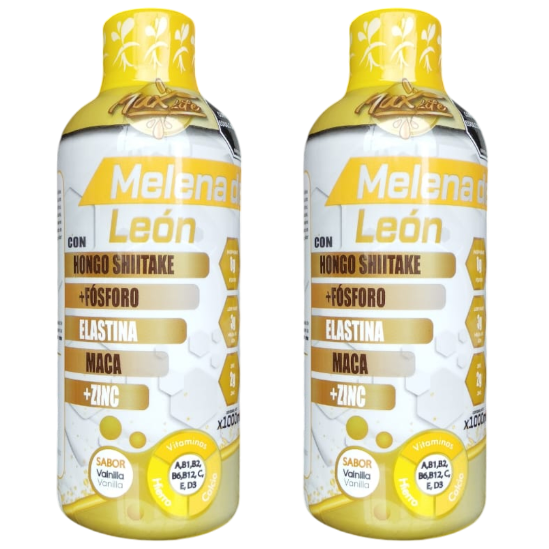 Melena De León Digestión Y Salud Cerebral Vainilla